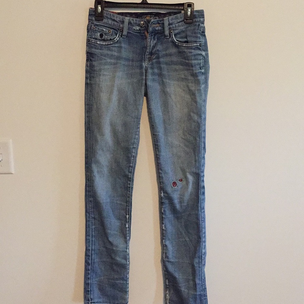 Lucky Brand Sweet n Straight Jeans sz 0/25